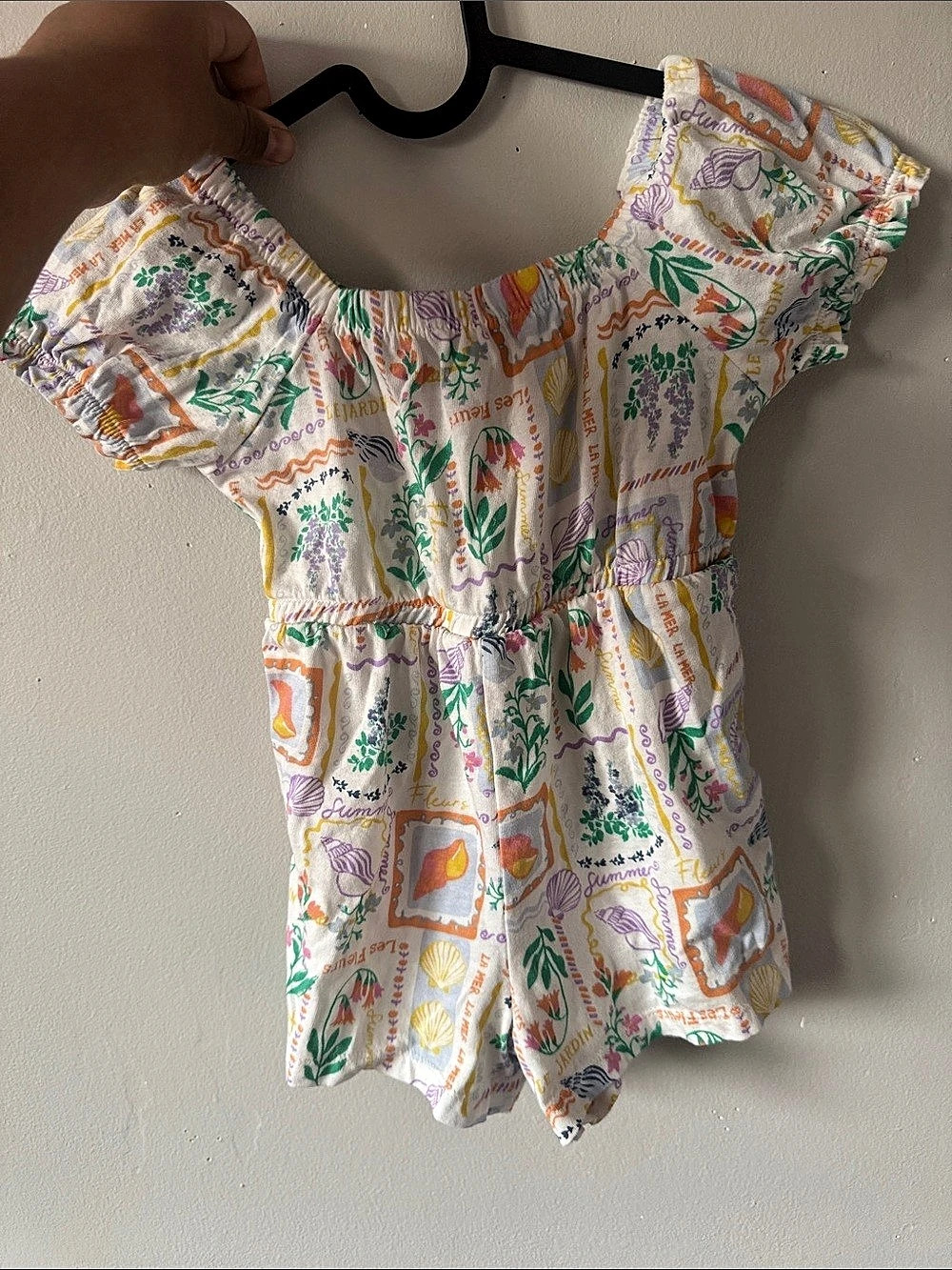baby GAP Girls Floral Romper Size 3 yrs